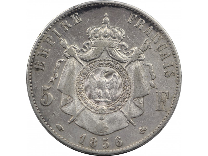5 Francs 1856 napoleon II