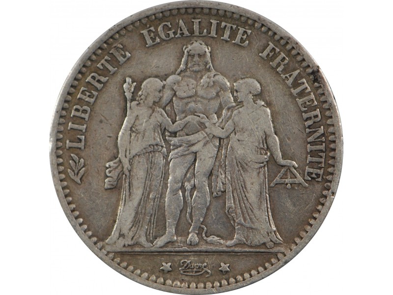 5 Francs 1874 hercule