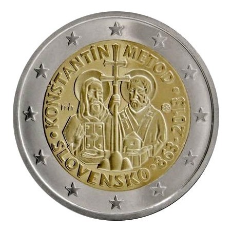 2 Euros com Slovaquie 2013- Mission Byzantine de Saint Cyrille
