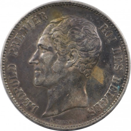 BELGIQUE 5 Francs Leopold Premier 1850