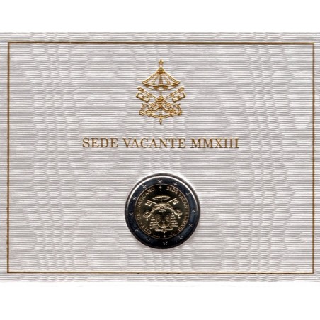 2 Euros com Vatican BU 2013-Siège Vacant de Benoît XVI