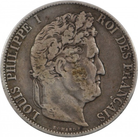 5 Francs Louis Philippe I 1845 LILLE