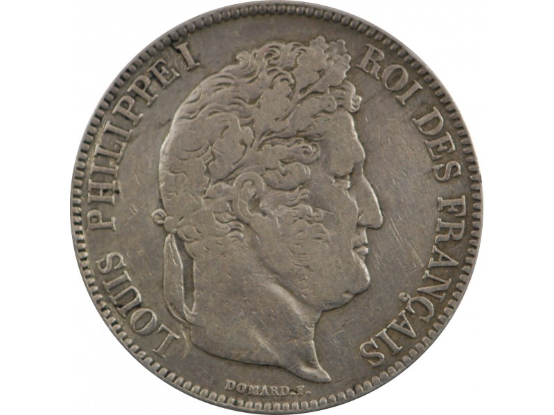 5 Francs Louis philippe I 1834 La Rochelle argent