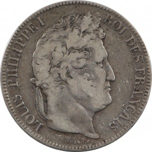 5 francs Louis philippe I 1842