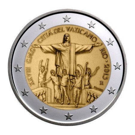 2 Euros com Vatican BU 2013-  Journées mondiales de la Jeunesse