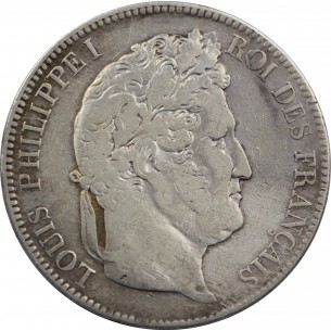5 francs Louis philippe I 1842 lille