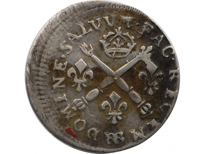 5 Sols Louis XIV 1704 Strasbourg Le grand Le roi soleil aux insignes