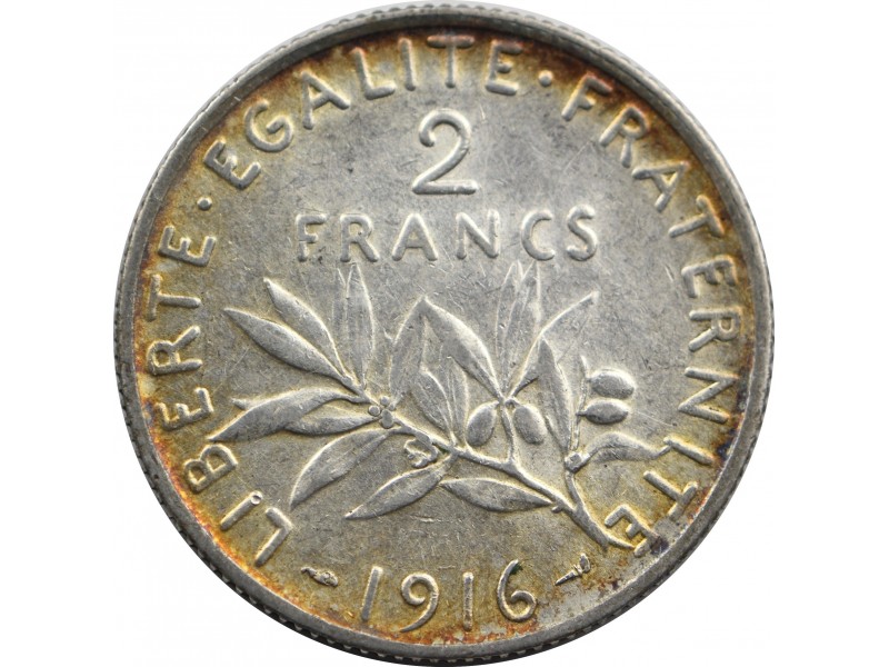 2 Francs Semeuse 1916