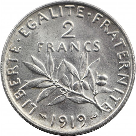 2 Francs Semeuse 1919