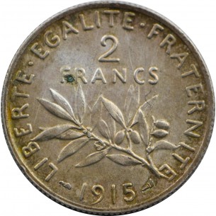 2 Francs Semeuse 1915