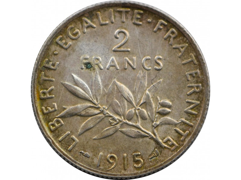 2 Francs Semeuse 1915