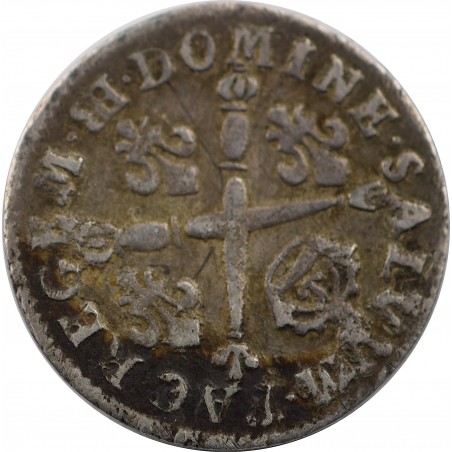 5 Sols Louis XIV 1704 Strasbourg Le grand Le roi soleil aux insignes