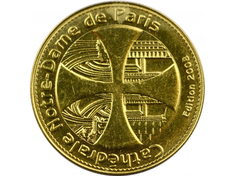 Jeton Touristique  Arthus Bertrand  Notre-Dame de Paris