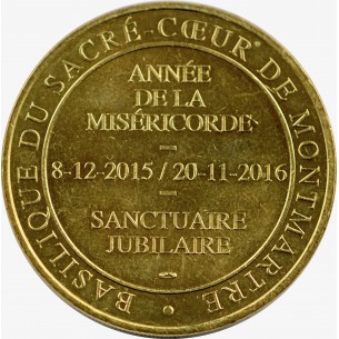 Jeton Touristique Basilique du Sacré Coeur 2015 2