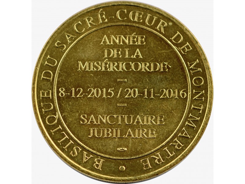 Jeton Touristique Basilique du Sacré Coeur 2015