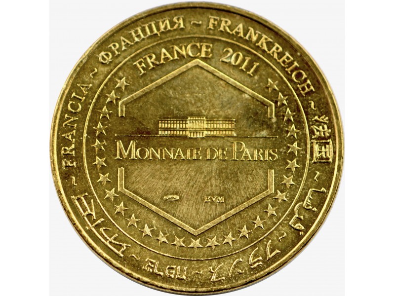 Jeton Touristique Paris Les champs Elysées 2011