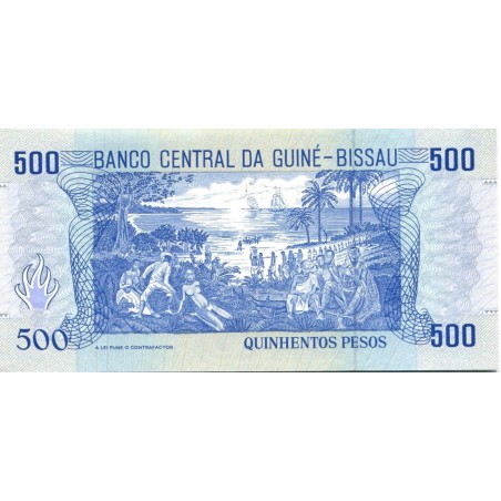 500 Pesos Guinée-Bissau 1990 -P.12