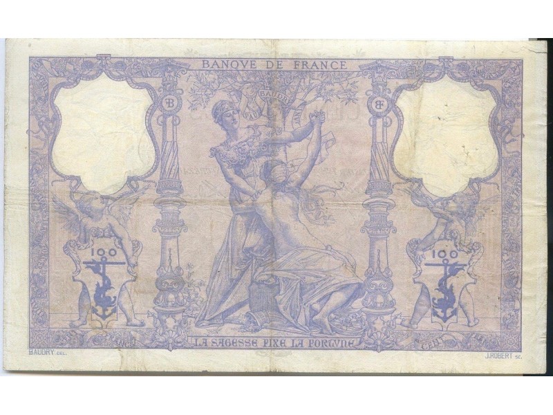 100 Francs Bleu & Rose 1905 F.21.19