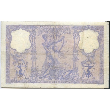 100 Francs Bleu & Rose 1905 F.21.19