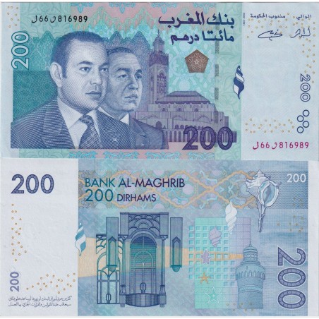 200 Dirhams Maroc  2002 -P.71