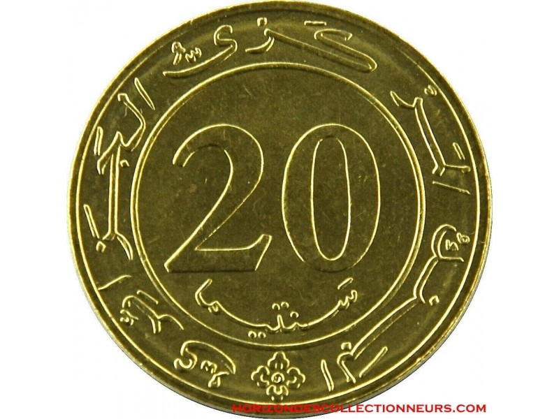 20 Centimes Algérie 1987