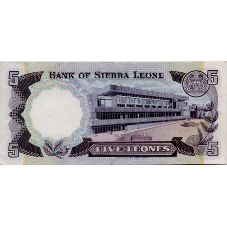 5 Leones Sierra Leone 1984 P-07f