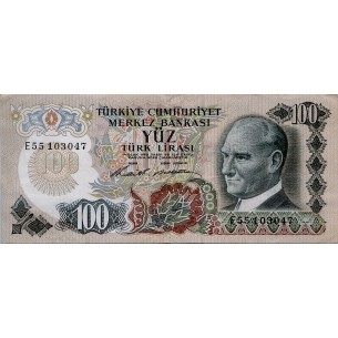 100 Lira Turquie 1972 P-189
