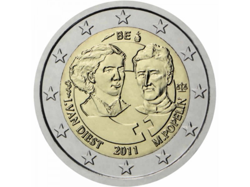 2 € com Belgique 2011 Droits de la Femme