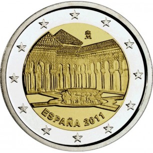 ESPAGNE piece 2 euro commemorative 2011- horizondescollectionneurs.com