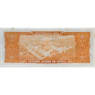 2 Cruzeiros BRÉSIL (1955) P-157Ab 2