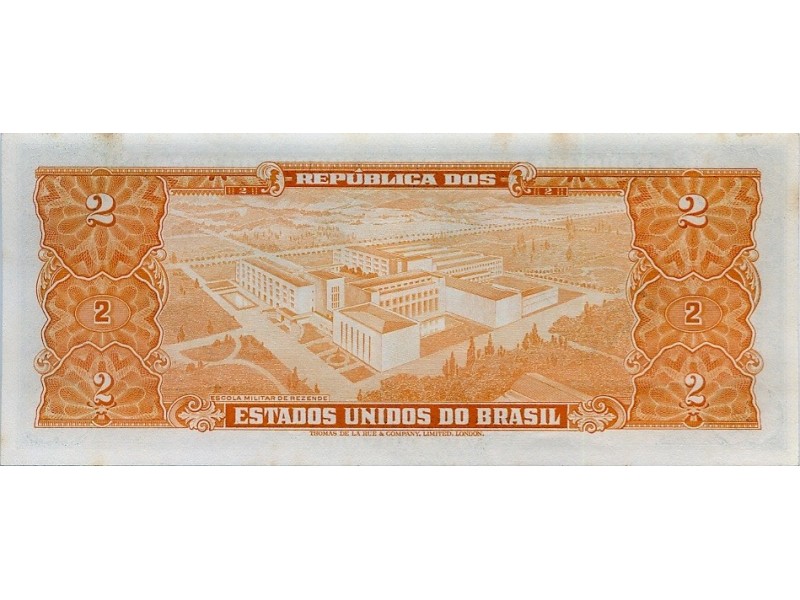 2 Cruzeiros BRÉSIL (1955) P-157Ab