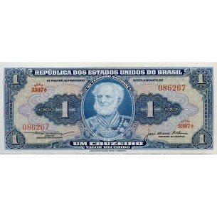1 Cruzeiro BRÉSIL (1944) P-62b