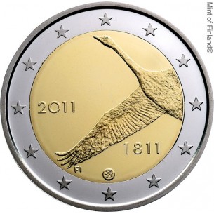 2 Euros Finlande 2011- Bicentenaire de la Banque de Finlande