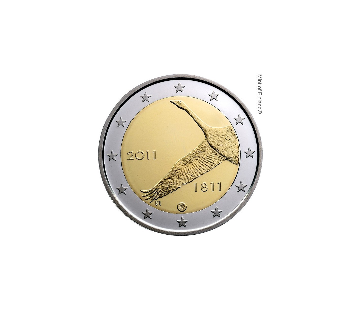 2 Euros FINLANDE 2011 à 2024 Bicentenaire de la Banque de Finlande