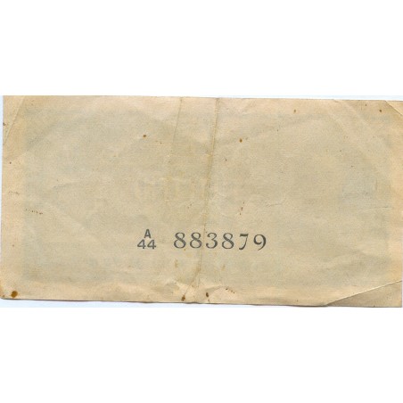 50 CENTIMES SRI LANKA1948 P.   BILLET/NOTE TTB/VF