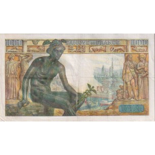 1000 Francs DÉESSE DÉMÉTER FRANCE 1942 F.39.3 2