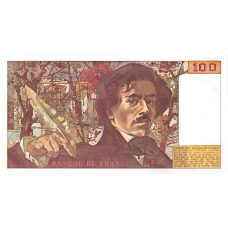 100 Francs DELACROIX FRANCE 1979 F.69.02