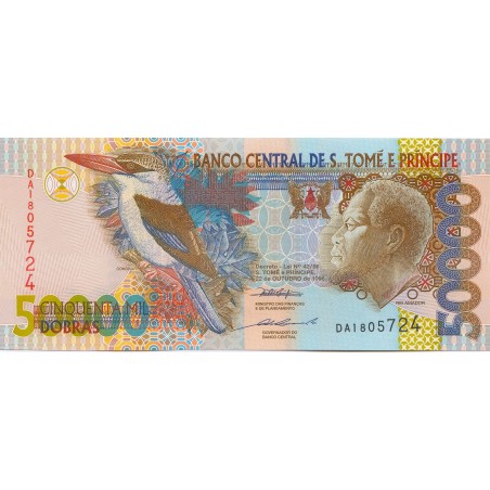 50 000 Dobras SAINT THOMAS & PRINCE P.68a BILLET/NOTE