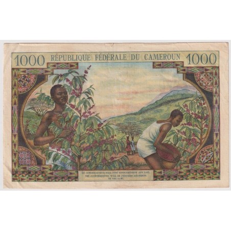 1000 Francs CAMEROUN 1962 P.12b