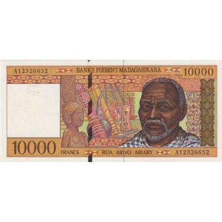 10000 Francs Madagascar 1995 P.79