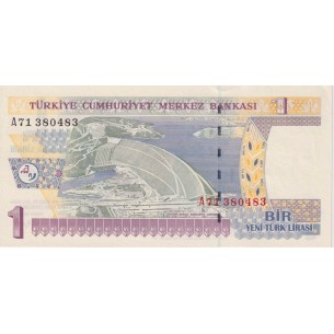 1 Lira Turquie 2005 P-2016 2