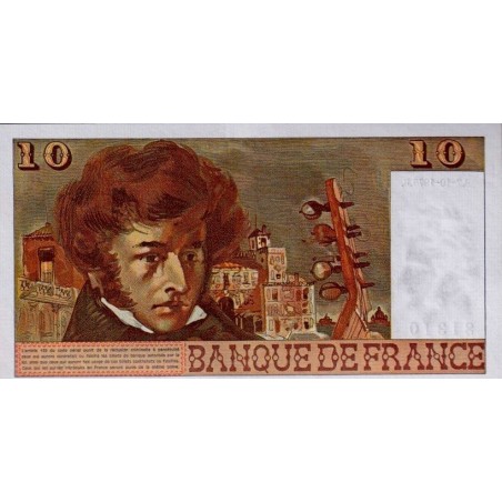 10 Francs BERLIOZ FRANCE 1975 F.63.13