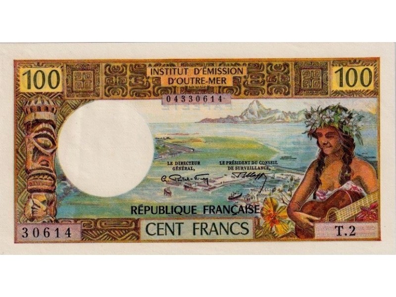 100 Francs NOUVELLES HÉBRIDES 1972 P.18b