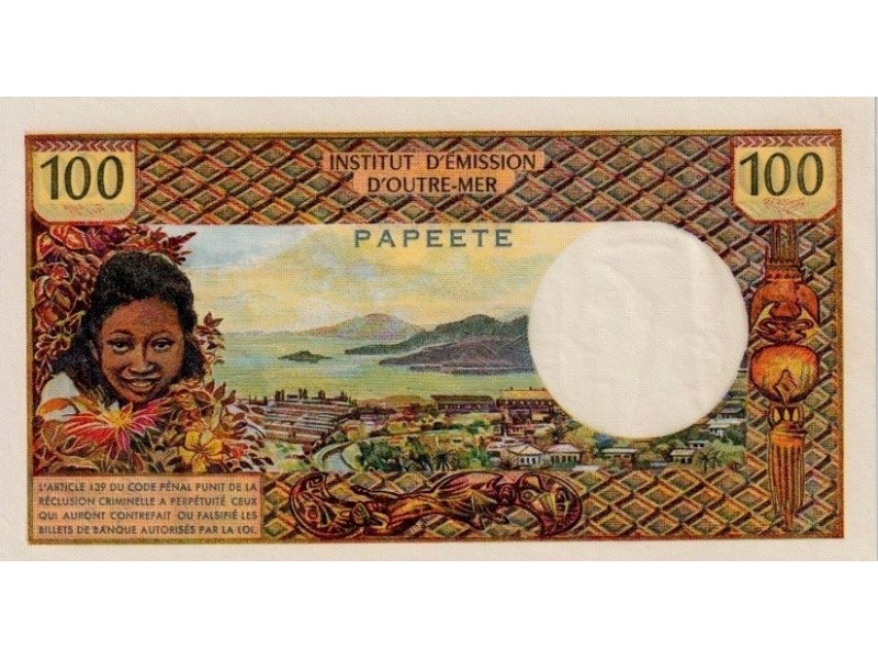 100 Francs NOUVELLES HÉBRIDES 1972 P.18b