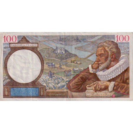 100 Francs SULLY FRANCE 1939 F.26.17