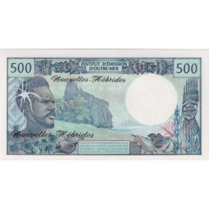 500 Francs Nouvelle-Hérides 1979 P.19c 2
