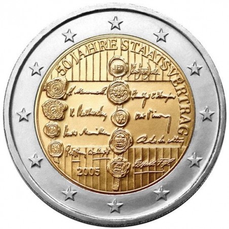 2 Euro Autriche 2005 - 50e anniversaire du Traité d’État Autrichien