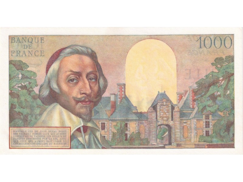 1000 Francs RICHELIEU 1956 F.42.25