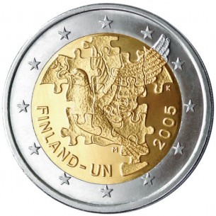 Pièce de Monnaie d'usage courant 2 Euro de Finlande 2004 - VILLERS