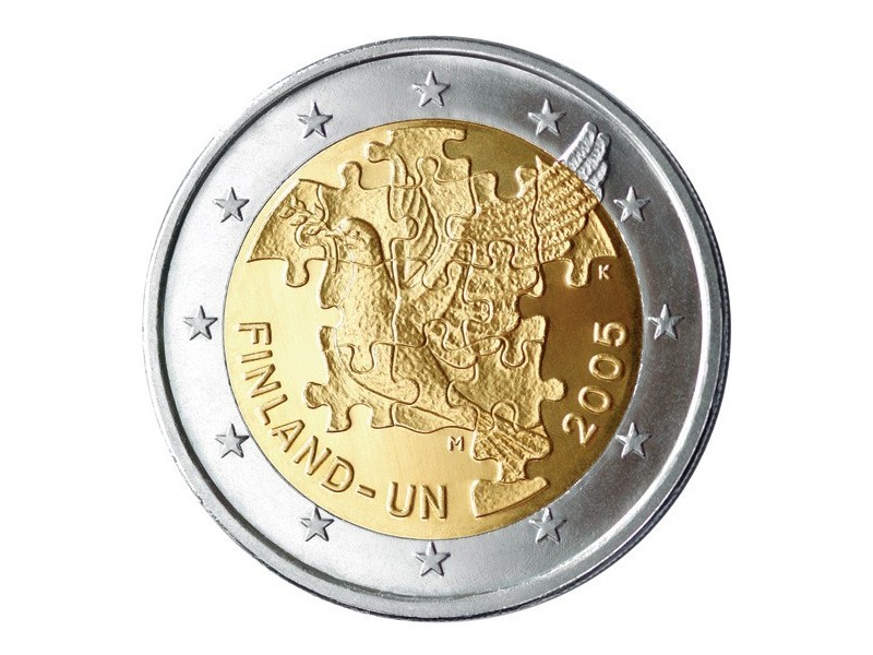 2€ Commémorative  Finlande  2005